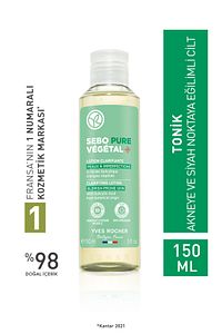 Bitkisel Salisilik Asit & Sitrik Asit Yüz Tonik-Sebo Pure Vegetal Bitkisel Arındırıcı Bakım-150ml ürün fotoğrafı