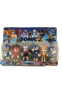 Sonic The Hedgehog 6lı Kirpi Sonic ürün fotoğrafı