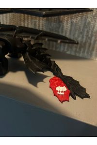 Dişsiz (toothless) Ejderhanı Nasıl Eğitirsin Hareketli Figürü - 20 Cm ( 1 Adet ) ( Siyah ) ürün fotoğrafı