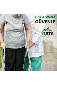 Koltuk Değneği 1 Çift Yüksek Kalite Ortopedik Yürüme Desteği Değneği ürün fotoğrafı