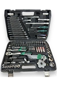 Newstar Tam Profesyonel Germany 72 Diş Eğik Cırcır 121 Parça Lokma Takımı Oto Tamir Set 1/2-3/8-1/4 ürün fotoğrafı