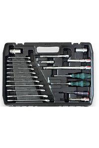 Newstar Tam Profesyonel Germany 72 Diş Eğik Cırcır 121 Parça Lokma Takımı Oto Tamir Set 1/2-3/8-1/4 ürün fotoğrafı