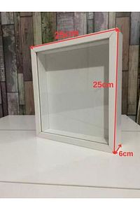 Anı Çerçevesi Söz Nişan Çiçeği Kutu Tasarımı 25x25 Cm ürün fotoğrafı