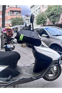 RKS Spontini 110 ve Scooterlar İçin Kışlık Elcik - Su Geçirmez, Rüzgar Koruması, Kaliteli ürün fotoğrafı