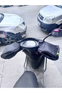 RKS Spontini 110 ve Scooterlar İçin Kışlık Elcik - Su Geçirmez, Rüzgar Koruması, Kaliteli ürün fotoğrafı