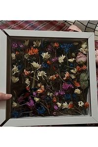 Anı Çerçevesi Söz Nişan Çiçeği Kutu Tasarımı 25x25 Cm ürün fotoğrafı