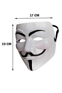 V For Vandetta, Wanted Vendetta Maske Yılbaşı Halloween Cadılar Günü Anonymous Maskesi 19x17cm ürün fotoğrafı