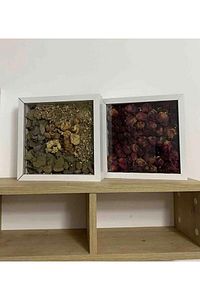 Anı Çerçevesi Söz Nişan Çiçeği Kutu Tasarımı 25x25 Cm ürün fotoğrafı