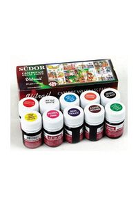 Vitrail Cam Vitray Boyası 10 Renk x 25 ml. ürün fotoğrafı