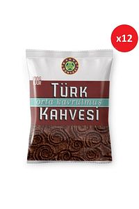 Orta Kavrulmuş Türk Kahve 100 gr 12'li Paket ürün fotoğrafı
