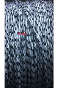 4 Mm Iskota Halat 50 Metre - Parlak Ipek Örgülü Polyester Halat-tekne Halatı ürün fotoğrafı