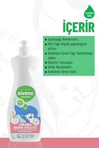 %100 Doğal Emzik Ve Biberon Temizleyicisi Bitkisel Elde Bulaşık Sabunu Nemlendirici Vegan 500 ml ürün fotoğrafı