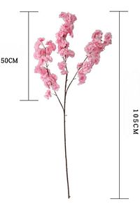 Yapay Çiçek Bahar Dalı Japon Kiraz Çiçeği 90 Cm Pembe ürün fotoğrafı