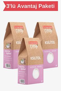 Ksilitol Doğal Tatlandırıcı 250g X 3 Adet - Xylitol / Glutensiz, Ketojenik, Vegan Şeker Ilavesiz ürün fotoğrafı