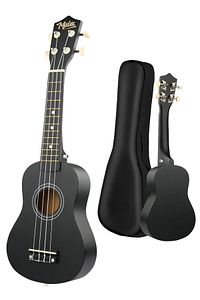 Ukx-901bk Siyah Soprano Ukulele (ASKI ÇANTA METOD PENA) ürün fotoğrafı