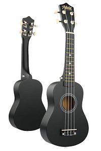Ukx-901bk Siyah Soprano Ukulele (ASKI ÇANTA METOD PENA) ürün fotoğrafı