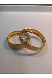 Altın Kaplama Imitasyon Kumlu Model Bilezik 22 Ayar 1.5 cm ürün fotoğrafı