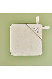 %100 Pamuk Rabbit Kundak Havlu Ekru (75X75 CM) ürün fotoğrafı