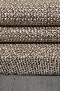 Konfor Sisalux 3091 Bej Jüt Tabanlı Modern Dokuma Kilim Sisal Hasır Halı ürün fotoğrafı