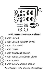 Honda Dio El Korumalı Füme Tur Camı 59x72.5 Cm (21-25) Bağlantı Ekipmanı ürün fotoğrafı
