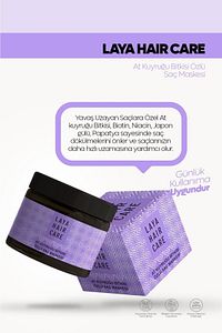 Saç Dökülmesine Karşı Bakım Maskesi At Kuyruğu Özlü Ekstra Yumuşak Saçlar Biotin Katkılı 250 Ml ürün fotoğrafı