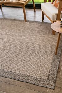 Konfor Sisalux 3091 Bej Jüt Tabanlı Modern Dokuma Kilim Sisal Hasır Halı ürün fotoğrafı