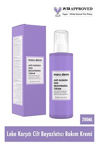 Maruderm Leke Karşıtı Cilt Beyazlatıcı Yüz Bakım Kremi 200 ml ürün fotoğrafı