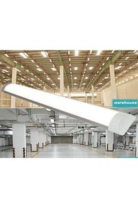 10'lu Paket 120 Cm 40 Watt Çift Sıra Ledli Led Bant Armatür 6500 Kelvin Beyaz Renk ürün fotoğrafı