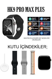 Watch 9 Hk9 Pro Max Plus Son Sürüm Gen4 Yapay Zeka Destekli Sahtesi Çıkmış Dikkat Edin! ürün fotoğrafı
