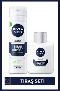 MEN Erkek Hassas Tıraş Köpüğü 200ml ve Tıraş Sonrası Balsam 100ml, Kaygan Tıraş, Tahriş Önleyici ürün fotoğrafı