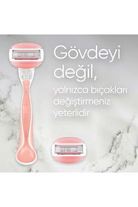 Venus Comfortglide Spa Breeze Kadın Tıraş Makinesi 4 Adet Yedek Tıraş Bıçağı ürün fotoğrafı
