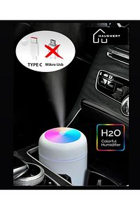 300 ml Araç içi Çakmaklık Uyumlu Bardaklık tipi Ultrasonik Hava Nemlendirici ve Kokusu ürün fotoğrafı