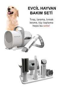 Profesyonel Kedi Köpek Hayvan Tüy Bakım Seti - Elektrikli Vakum-şarjlı Tıraş Ve Tüy Toplama Makinesi ürün fotoğrafı