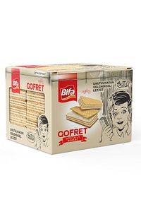 Nostalji Sütlü Vanilyalı Gofret 1000 gr ürün fotoğrafı