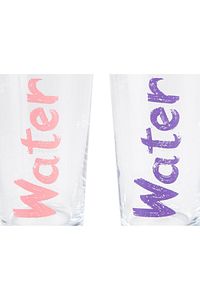Water Bardak 570 ml 2'li Set - Pembe & Mor ürün fotoğrafı