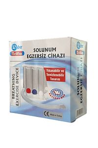 Triflo Solunum Egzersiz Cihazı 3 Top Üfleme Topu Nefes Egzersizi ürün fotoğrafı