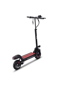 Çift Amortisörlü 1000w 10 Inç Elektrikli Scooter Siyah ürün fotoğrafı