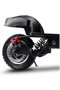 Çift Amortisörlü 1000w 10 Inç Elektrikli Scooter Siyah ürün fotoğrafı