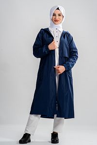 Trend Tesettür Yağmurluk/Trendkot/Rüzgarlık 2024/2025 Sonbahar-Kış Sezonu ürün fotoğrafı