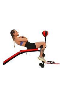 Gym Bench Fitness Ağırlık Sehpası - Katlanabilir Mekik Aleti ve Boks Topu - Tüm Vücut Egzersiz Aleti ürün fotoğrafı