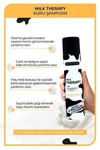 Milk Therapy Kuru Şampuan 200 ml - Besleyici, Hacim Veren, Temiz Görünüm Sağlayan Güçlü Saç Etkisi ürün fotoğrafı