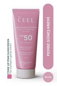 Leke Karşıtı Ton Eşitleyen Spf 50+ Pembe Renkli Güneş Kremi Glutatyon, Hyaluronik Asit Etkili 50 ml ürün fotoğrafı