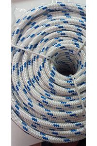 4 Mm Iskota Halat 50 Metre - Parlak Ipek Örgülü Polyester Halat-tekne Halatı ürün fotoğrafı