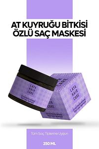 Saç Dökülmesine Karşı Bakım Maskesi At Kuyruğu Özlü Ekstra Yumuşak Saçlar Biotin Katkılı 250 Ml ürün fotoğrafı