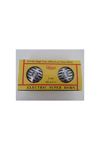 Korna 12v Süper Ton 13cm Set Krom ürün fotoğrafı