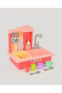 Pembe Interaktif Lavabo Seti ürün fotoğrafı