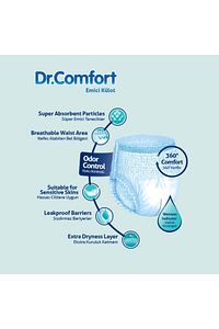 Dr Comfort Kulotlu Hasta Bezı 30lu Large ürün fotoğrafı