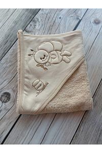 Organik Bebek Havlusu 80x80 Cm Kese Hediyeli ürün fotoğrafı