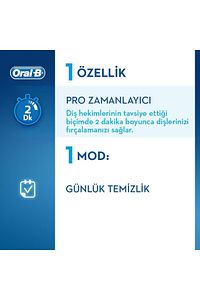 D100 Şarj Edilebilir Diş Fırçası 3 Boyutlu Beyazlık Pembe ürün fotoğrafı