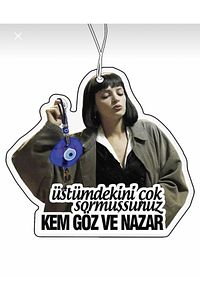 Kem Göz Ve Nazar Komik Tasarımlı Dekoratif Oto Araç Kokusu Ve Aksesuarı ürün fotoğrafı